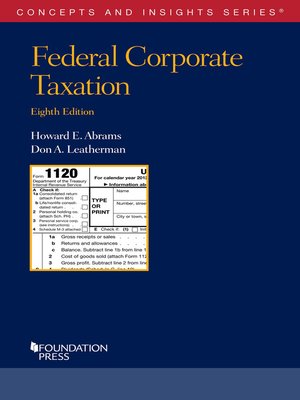 cover image of Federal Corporate Taxation